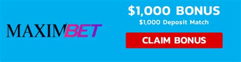 MaximBet Promo Code: $1,000 Deposit Match (June Update).